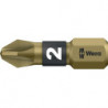 Embout 855/1 BTH 1/4 po. PZD 1 longueur 25 mm BiTorsion extra-dur WERA (Par 10)