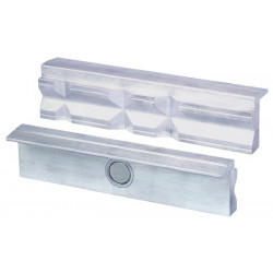 Mâchoire d'étau de protection type P pour largeur de mâchoire 125 mm Prismes alu