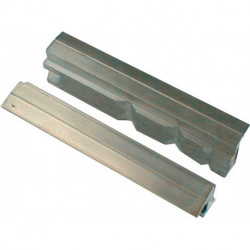 Mâchoire d'étau de protection 47/5 P pour largeur de mâchoire 160 mm Prismes alu