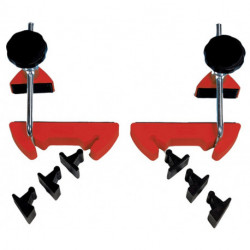 Système de serrage d'onglets 22,5/30/45/60 degr. plage de serrage maxi. 100 mm BESSEY