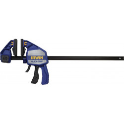 Serre-joints une main Quick Grip XP envergure 450 mm col de cygne 92 mm écarteme