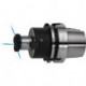 Mandrin à rainure transvers. de fraisage DIN 69893A D. de serrage 32 mm HSK-A63