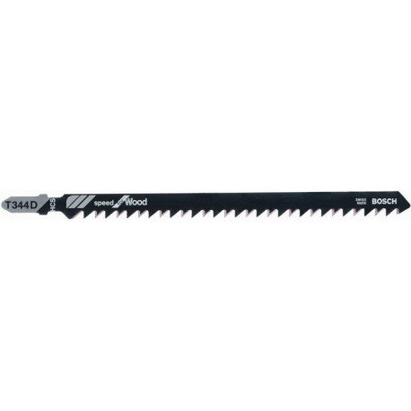 Lame de scie sauteuse T 344 D longueur totale 152 mm pas de dent 4 mm HCS 3 pièc