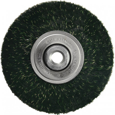 Brosse plate D. 125 mm M14 épaisseur de fil 0,38 mm acier 5 mm 12000 min-¹ OSBORN