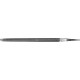Lime d'atelier DIN 7261 L. 100 mm coupe transv. 4 mm coupe 3 forme carrée