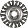 Brosse plate D. 125 mm épaisseur de fil 0,35 mm acier 13 mm 12500 min-¹ OSBORN