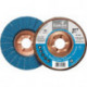 Disque à lamelles SLTT Z Power D. 125 mm granulation 40 plat INOX corindon zirco (Par 10)