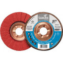 Disque à lamelles SLTT Ceramic D. 125 mm granulation 60 plat INOX/acier grain cé (Par 10)