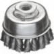Brosse boisseau D. 65 mm M14 épaisseur de fil 0,5 mm acier 12500 min-¹ LESSMANN