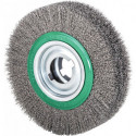 Brosse plate D. 250 mm épaisseur de fil 035 mm VA 60 mm 3600 min-¹ LESSMANN