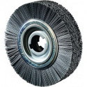 Brosse plate D. 250 mm épaisseur de fil 1 mm SiC granulation 180 60 mm 3600 min-