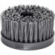 Brosse rotative D. 130 mm M14 SiC poils de ponçage granulation 80 2500 min-¹ LESSMANN