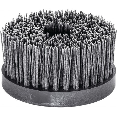 Brosse rotative D. 130 mm M14 SiC poils de ponçage granulation 80 2500 min-¹ LESSMANN
