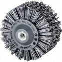 Brosse plate D. 140 mm M14 SiC poils de ponç. granulation 80 60 mm 2500 min-¹ LESSMANN