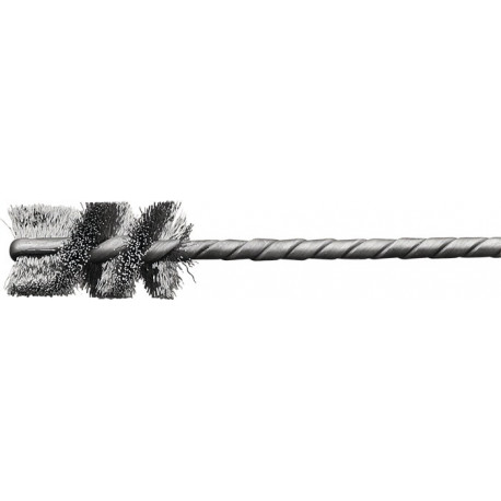 Brosse à buses D. 13 mm tige 38 mm épaisseur de fil 012 mm acier 25 mm LESSMAN