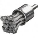Brosse pinceau D. 22 mm épaisseur de fil 035 mm acier LESSMANN