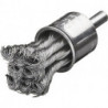 Brosse pinceau D. 22 mm épaisseur de fil 035 mm acier LESSMANN