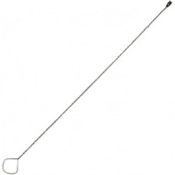 Manche en fil de fer longueur 1000 mm galvanisé flexible OSBORN
