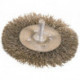 Brosse plate D. 100 mm épaisseur de fil 03 mm acier 12 mm 4500 min-¹ OSBORN