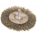 Brosse plate D. 100 mm épaisseur de fil 03 mm acier 12 mm 4500 min-¹ OSBORN
