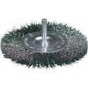 Brosse plate D. 75 mm épaisseur de fil 0,3 mm VA 10 mm 4500 min-¹ OSBORN