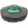 Brosse conique D. 100 mm épaisseur de fil 0,3 mm acier 10 mm 12500 min-¹ OSBORN
