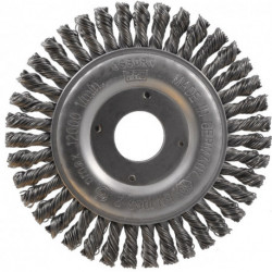 Brosse à pipeline D. 178 mm épaisseur de fil 05 mm acier 6 mm 12000 min-¹ OSBOR