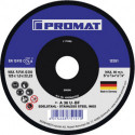Disque à tronçonner D115x1 mm droit grain céramique perçage 22,23 mm PROMAT (Par 25)