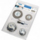 Assortiment de brosses attachement 6 mm épaisseur de fil 0,3mm acier 4500 min-¹ 5 pièces OSBORN