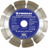 Disque à tronçonner diamant D. 125 mm perçage 22 23 mm soudé au laser 12 mm PRO