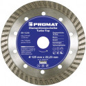 Disque à tronçonner diamant D. 180 mm perçage 254 / 22,23 mm âme en acier 10 mm