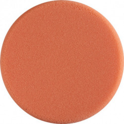 Éponge de polissage D. 133 mm épaisseur 25 mm moyen-dur orange repolissage