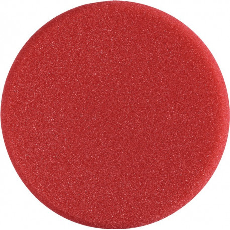 Éponge de polissage D. 133 mm épaisseur 25 mm tendre rouge lustrage