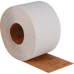 Rouleau de papier abrasif 618 115 mm granulation 320 pour vernis/métal SiC 3M