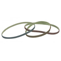 Bande abrasive en non-tissé SCXF longueur 533 mm largeur 13 mm moyen 180 rouge P (Par 20)