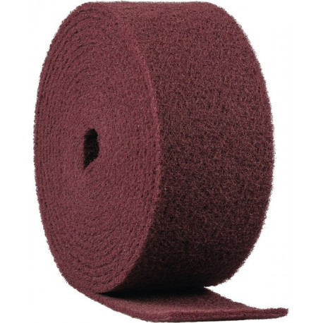 Rouleau d’abrasif en non-tissé NRO 400 longueur 10 m largeur 100 mm moyen brun r