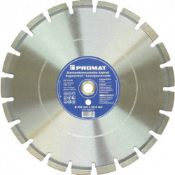 Disque à tronçonner diamant D. 350 mm perçage 254 mm soudé au laser 10 mm