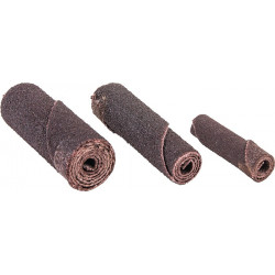 Rouleau abrasif D. 6 mm granulation 80 largeur 38 mm 26000 min-¹ cylindre PROMAT (Par 100)