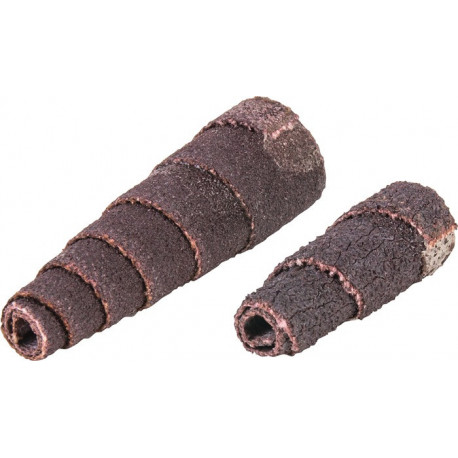 Rouleau abrasif D. 13 mm granulation 80 largeur 38 mm 26000 min-¹ conique (Par 100)
