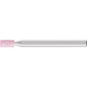 Meule sur tige STEEL D4xH8 mm 3 mm corindon supérieur 100 ZY (Par 10)