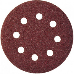 Disque abrasif adhésif PS 22 K GLS 5 125mm K.80 pour bois/métal Corindon (Par 50)