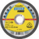 Disque à tronçonner A 660 R Supra D125x1 mm droit INOX perçage 22,23 mm KLINGSPO (Par 25)