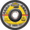 Meule à ébarber A 24 R Supra D125xép.4 mm contre-coudé acier perçage 22,23 mm KL (Par 10)