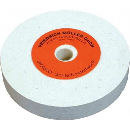 Disque de polissage en feutre D.150xB20x20 mm feutre de laine MÜLLER