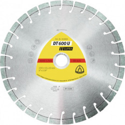 Disque à tronçonner diamant DT 600 U Supra D. 350 mm perçage 20 mm 10 mm 24 mm K