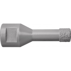 Couronne diamantée D. 10 mm longueur 35 mm approprié pour carrelage/céramique M14
