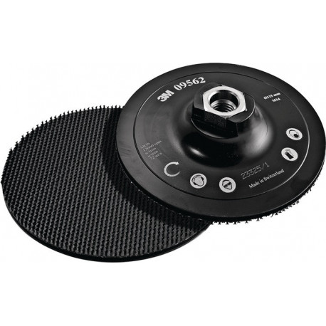 Plateau-support Scotch Brite™ DH-AC D. 115 mm M14 autoagrippant 3M