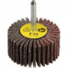 Roue à lamelles KM 613 D.40xH20 mm granulation 180 corindon D. de la tige 6 mm K (Par 10)
