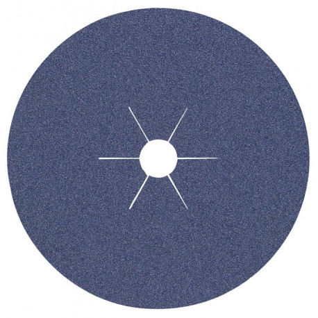 Disque en fibres CS 565 D. 180 mm granulation 24 INOX corindon zirconien KLINGSP (Par 25)