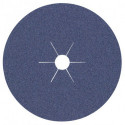 Disque en fibres CS 565 D. 180 mm granulation 24 INOX corindon zirconien KLINGSP (Par 25)